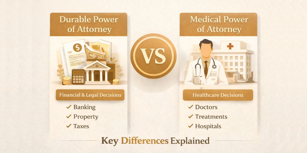Durable Power of Attorney vs Medical Power of Attorney